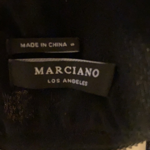 Marciano black with a shine sleeveless top - Picture 4 of 4